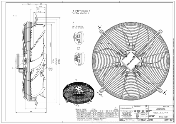 ZIEHL-ABEGG Axialventilator / FN050-VDK.4I.V7P1 / ZV-140056 – Bild 4