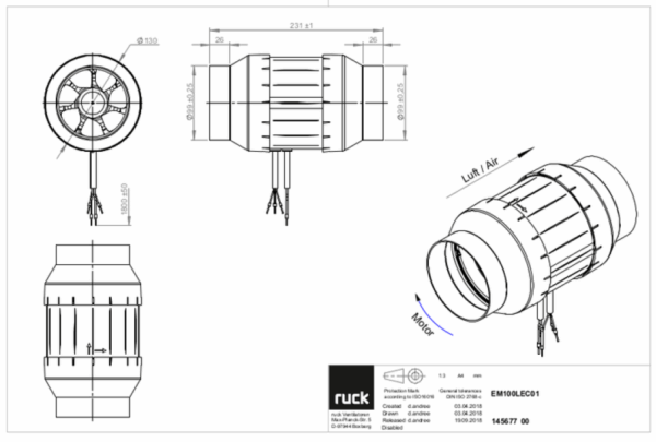 Ruck axial fan / EM 100L EC 01 / RV-145677 - Image 3