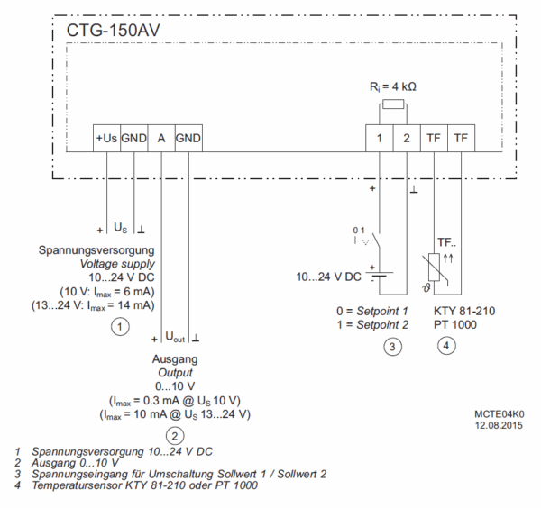 Temperature control unit / CTG-150AV / ZR-320073 - Image 2