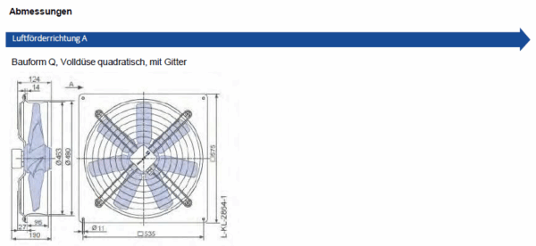 ZIEHL-ABEGG Axial fan / FC045-4DQ.4C.A7 / ZV-125158 - Image 5