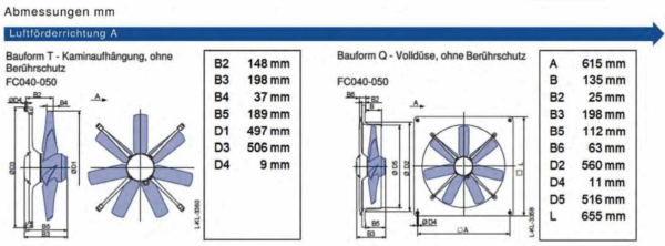 ZIEHL-ABEGG axial fan / FC050-4DD.4F.A7 / ZV-134018 / without grille - Image 5