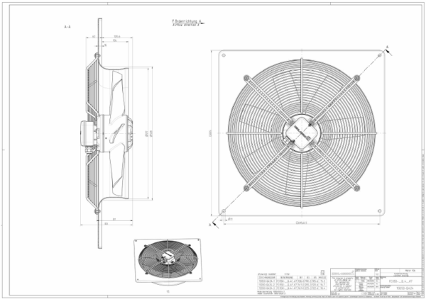 ZIEHL-ABEGG Axialventilator / FC050-4EQ.4F.A7 / ZV-130752 – Bild 3