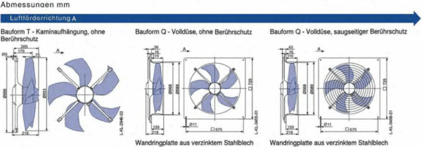 ZIEHL-ABEGG Axial fan / FF056-6EQ.4I.A5R2 / ZV-170491 - Image 5