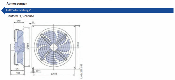 ZIEHL-ABEGG Axialventilator / FN050-4EQ.4I.V7P1 / ZV-167955 – Bild 5