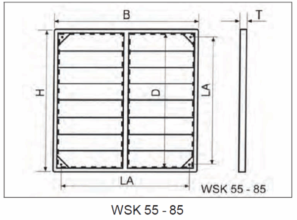 Fan shutter flap / WSK 65 / LM-20000121 - Image 2